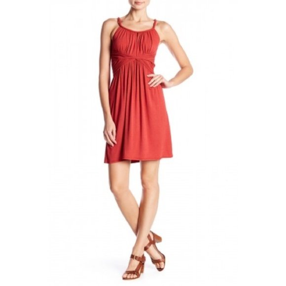 Max Studio Dresses & Skirts - Max Studio Braided Trim Tank Red Dress Size Large